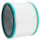Dyson Pure Hot + Cool Link Filter Replacement, True HePa Captures Large Particles, Activated Carbon Eliminates Odors, Composite Filter Elements Improv 3