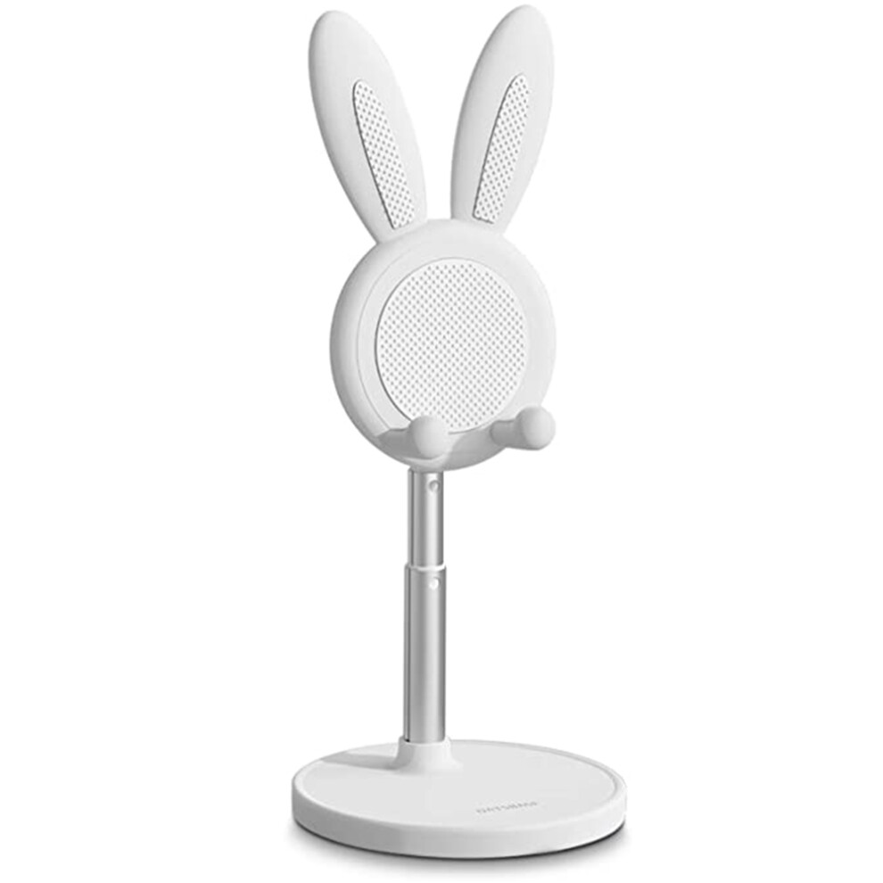Ergonomic Design Cell Phone Stand For Desk, Cute Bunny Design Adjustable Stand Compatible With Smartphones, Height Adjustable Aluminum Alloy Rod 9190834894133