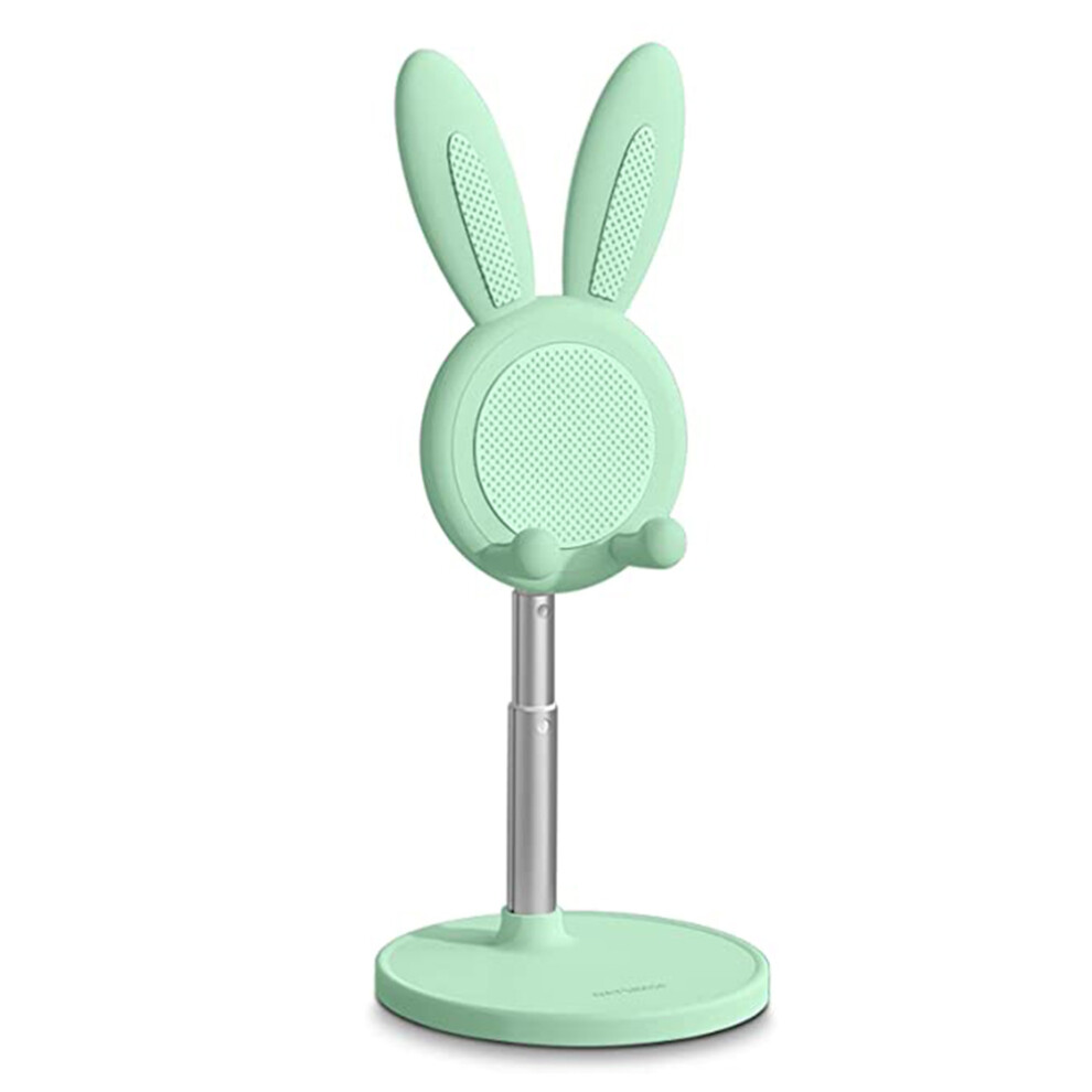 Ergonomic Design Cell Phone Stand For Desk, Cute Bunny Design Adjustable Stand Compatible With Smartphones, Height Adjustable Aluminum Alloy Rod 9190834894157