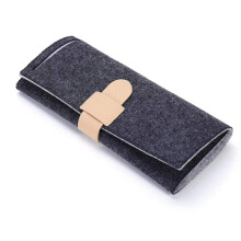 1 x Foldable Jewellery Roll Up Bag for Necklaces, Earrings, Rings, Necklaces, Bracelets, Brooches etc (Dark Grey)