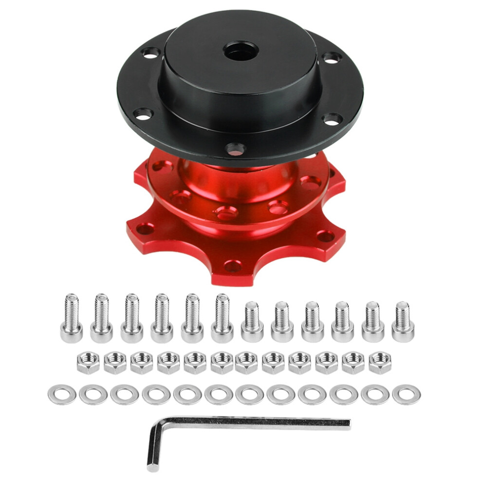 Universal Auto Steering Wheel Adapter With Quick Release Adapter, Self Locking Mechanism And Master Locking System Featuring Durable Material 9437117552459