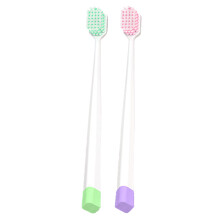 Ultra-Soft Toothbrush For Sensitive Mouths, Air-Permeable Cover For Quick Drying And Protection Against Bacterial Colonization