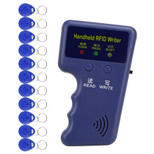 Duplicateur de cartes d'identité à puce, copieur RFID portable avec capacité d'écriture de cartes en 10 exemplaires, lecteur RFID portable pour