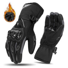 (L-WN-01 Grijze handschoenen) Motorhandschoenen met touchscreen, motorcross, waterdicht, winddicht,