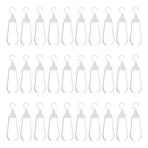 Practical Plastic Clothes Hanger Space Efficient Clothing-White