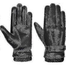 Gants en cuir véritable pour homme | Gants d'hiver chauds pour homme, compatibles avec les écrans tactiles,