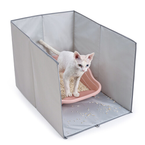 Cats Litter Splash Protector Water Resistant Litter Box Barrier 1
