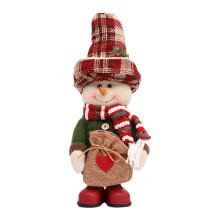 Weihnachten Plüsch Puppe Schreibtisch Dekoration-Schneemann