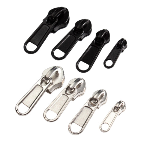 100 Stück Metall-Reißverschlüsse,-Silber 3 1