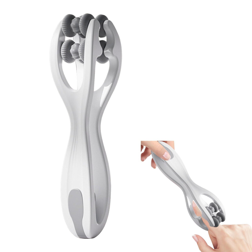 Grey Finger Osteoarthritis Massage, Fingerflow, Doublesided Massage Roller (Grey)