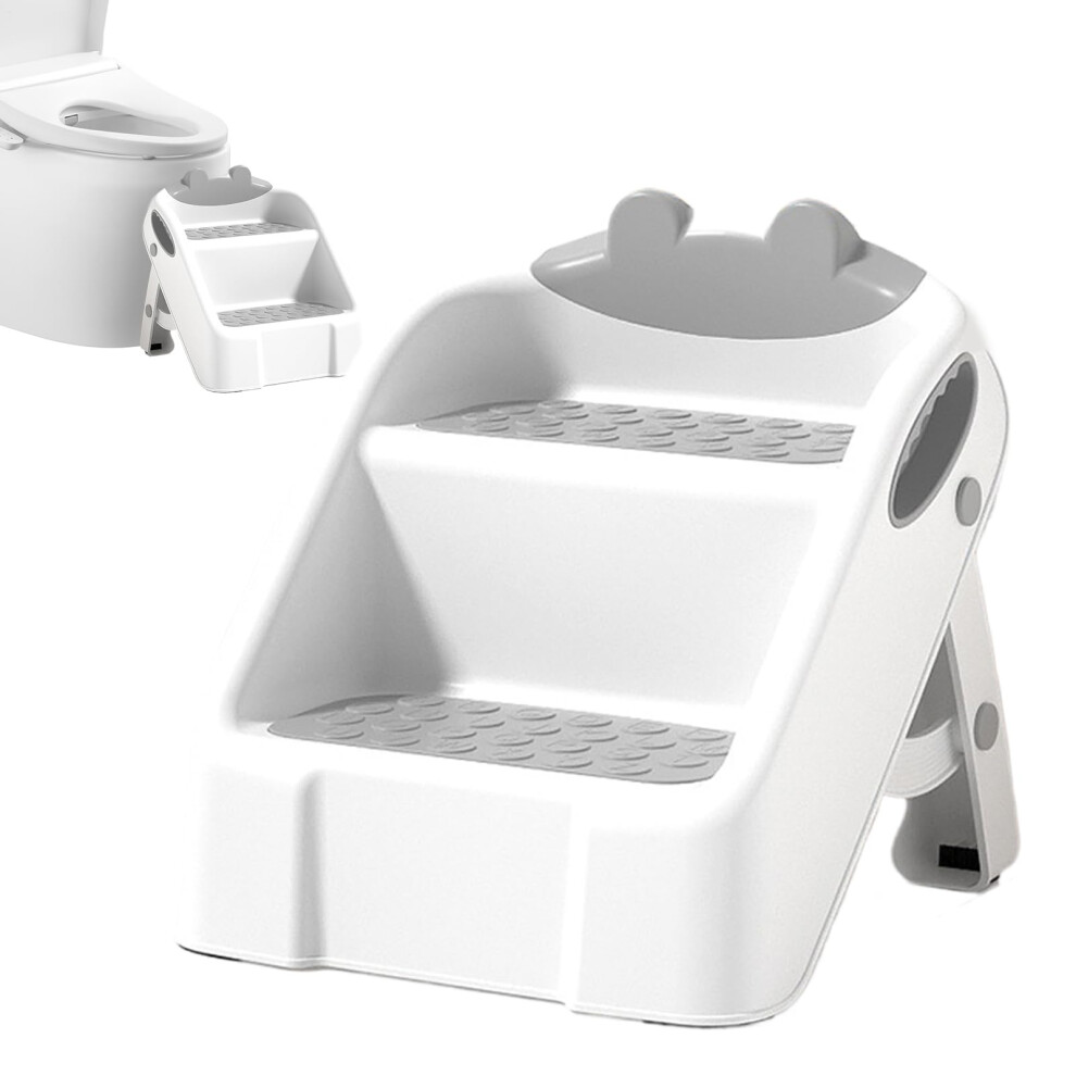 2 Children's Step Stools  NonSlip Kids' Step Stool  Foldable Toddler Step Stool, Safe and for Washing at the Kitchen Counter, for Indoor Use-image-OPC-PP69N9P-NEW