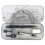 Compass and protractor set, math geometry set, compass geometry tools for drawing, drafting, precision set with storage box 1