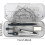 Compass and protractor set, math geometry set, compass geometry tools for drawing, drafting, precision set with storage box 3