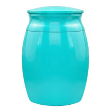 Ashes Urn Pet Urns Small Cremation Urns Aluminium Keepsake Urn Blue For Human Ashes