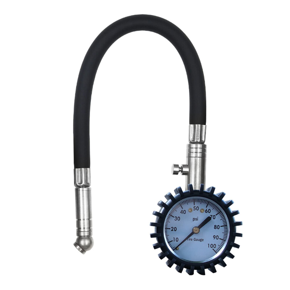 Tire Pressure Gauge Professional Heavy Duty 0100 Psi Easy Read For Car 9189345227844