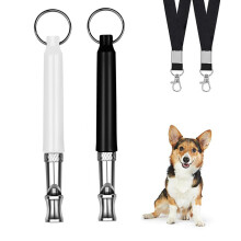 Dog Whistle Recall Pack of 2 Silent Whistles with Lanyard