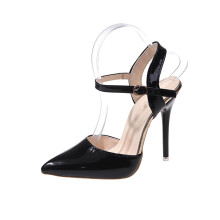 12 cm / 4.72 inches Sexy Pointed Heels Fetish Shoes Stiletto Heels Night Club Pole Dance Wedding Party Prom Shoes 36 EU Black