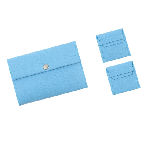 Professional Sewing Needle Storage Bag Thick Felt-Sky Blue