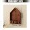 Wall Mounted Key Shelf Natural Wood Metal Multi Hook-Black 2
