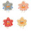 Sofa Cushion with Cartoon Sausage Lips Star Shape Soft-Red 2