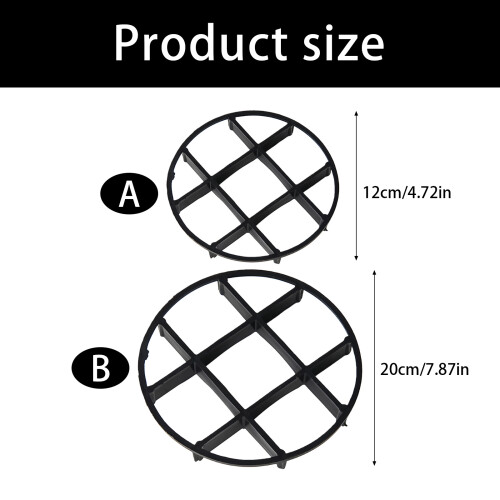 20Pack Easyly Clean Plastic Flower Pot Saucers Waterproof-20cm 2