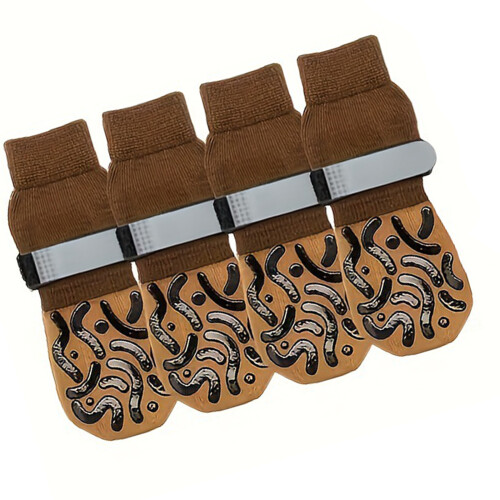 4 Lose schöne Socken mit grünem Augenmuster, modische-M