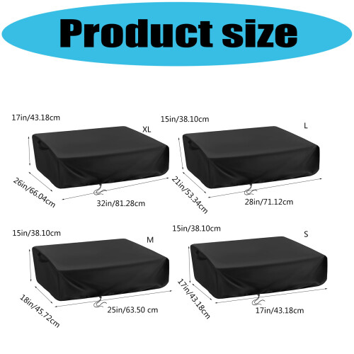 Compacts Dustproof Grill Cover With 210D Polyester Fabric-XL 2