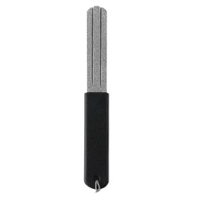 Hook Sharpening File Pocket Hook File DoubleSided Sharpener For Fishing Gear Maintenance Black Lightweight Portable