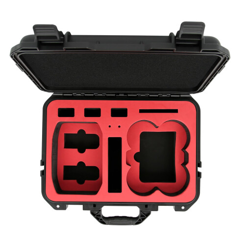 Waterproof Hard Case for UAV Fly More Set Protector, IP67 Protective Quadcopter Box with Foam