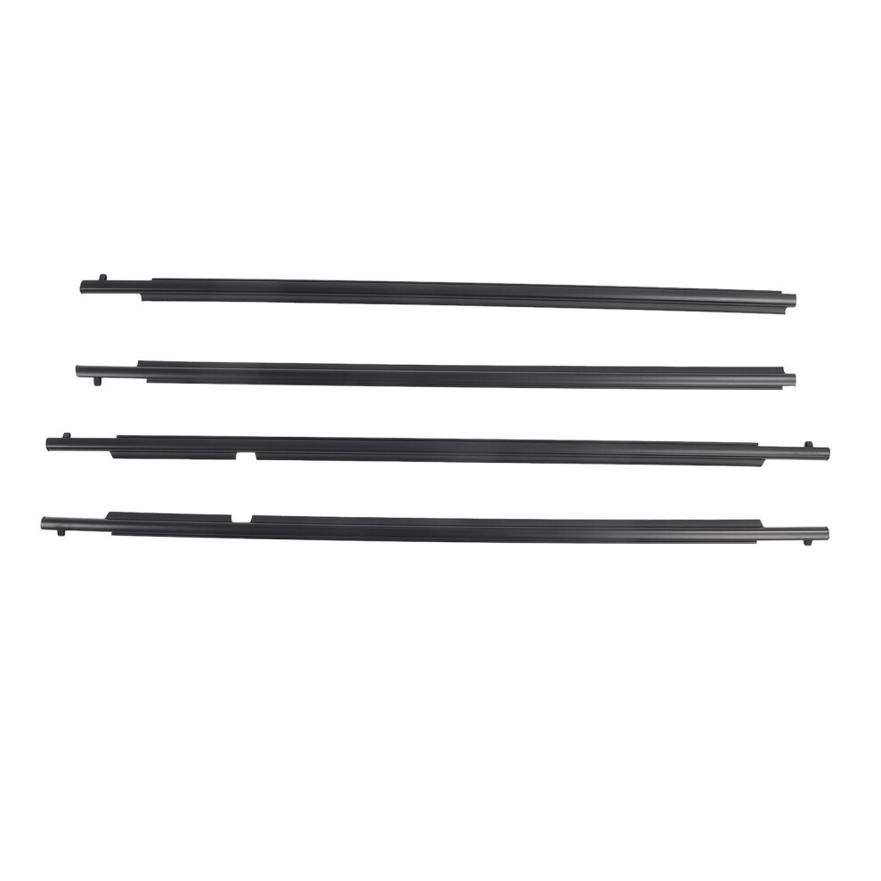 Optimum Sealing Door Glass Weatherstrip Set Replacement Fit For Scion Tc And Toyota Front Windows Outer Weatherstrip Leak And Dust Proof Dur Rubber 9190834586076