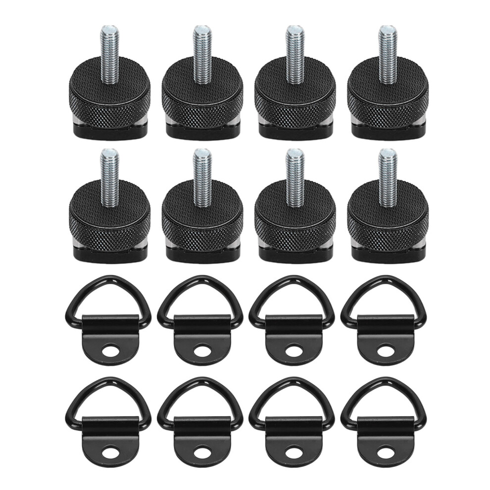 Billet Aluminum Thumb Screws For Jeep Wrangler, Integrated D Ring Hardware Kit With Quick Release Bolts And Seamless Install Dur Mat For Jk Jl 9190834586540