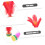 Chinese Jianzi Goose Feather Random Color 20X4CM 3