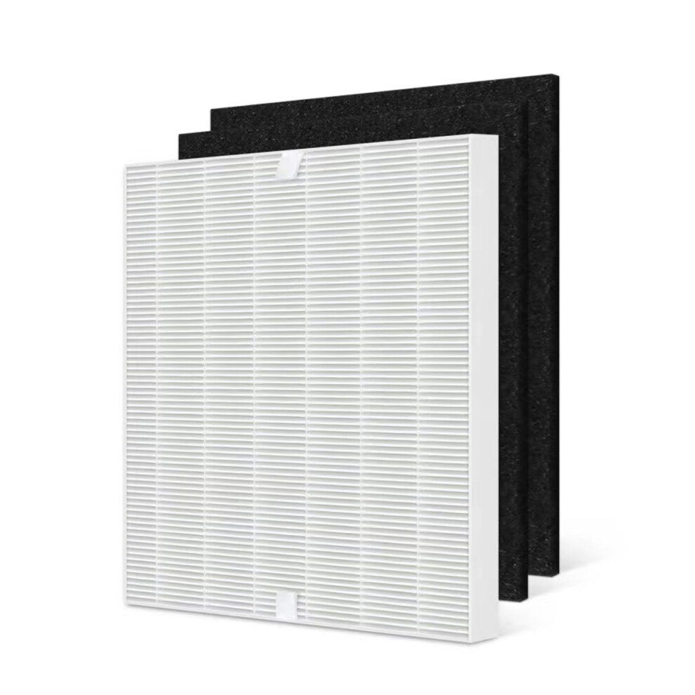 Air Purifier Replacement Filter Set, True HEPA and High-Efficiency Activated Carbon Pre-Filter for Coway Airmega AP-1512HH and 200M Models, Compatible