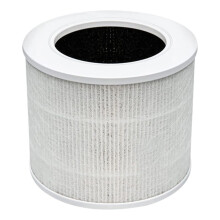 Filtro di ricambio per LEVOIT Core Mini, sistema di filtrazione True HEPA 3 in 1, filtro HEPA ad alta efficienza H13HEPA con carbone attivo e