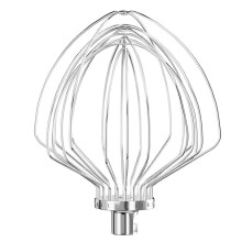 Garde-opzetstuk voor KitchenAid staande mixer, roestvrijstalen garde voor het kloppen van eieren en het mengen van ingrediënten, superieure