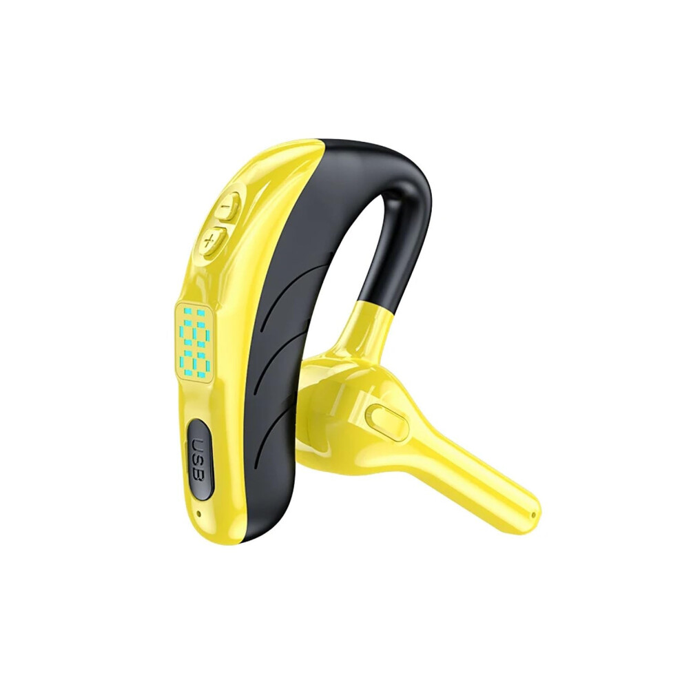 Onear Headset X13 Mono Bluetooth 5.1, Long Standby, Business Headset, Noise Reduction, Handsfree Call, Yellow 9189345963933