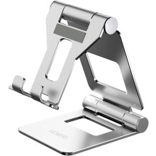 Opvouwbare standaard met meerdere hoeken voor apparaten van 4-13 inch, universele compatibiliteit, slank en stabiel ontwerp voor iPad, iPhone,