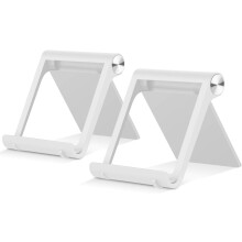 Tabletstandaard voor apparaten van 4-13 inch, mini lichtgewicht standaard met opvouwbare, in meerdere hoeken verstelbare arm, universeel compatibel,