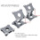 Ρυθμιζόμενη πτυσσόμενη βάση tablet από κράμα αλουμινίου, περιστρεφόμενη 360 μοίρες 5