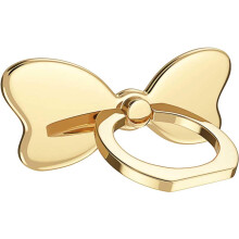 Butterfly Design Cell Phone Ring Grip, 360 Degrees Rotation Elegant Rhinestones Enamel Stand for Smartphone