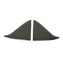 Beskyttende deksel til Mazda3Axla interiør, slitesterkt klistremerke i karbonfiber på dashbordet med ripebestandig overflate, glanset utseende og