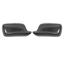 Coque de rétroviseur de remplacement, boîtier de rétroviseur latéral à motif fibre de carbone pour BMW E46E65E66, garniture extérieure en