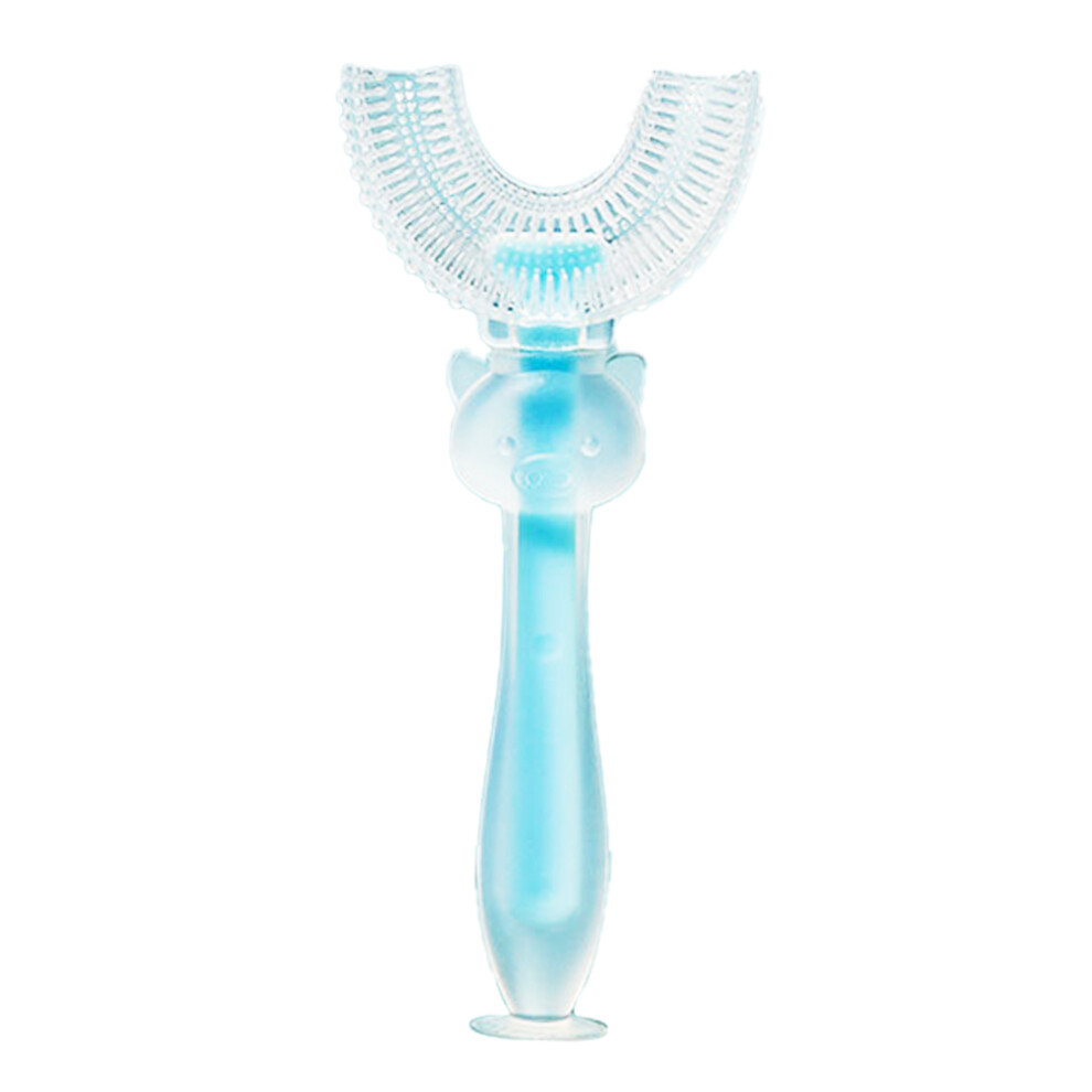Children's Toothbrush, U-Shaped Head And Replaceable Bristles For Growing Smiles