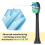 Replacement Toothbrush Heads with High Density Bristle Pattern for Sonicare, Indicator Bristle Tip for Timely Replacement 3
