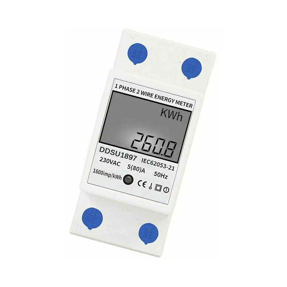 Energy Management Solution, Digital Single Phase Meter With Accurate Measurement And Digital Processing For Enhanced Power Efficiency 9468298413611