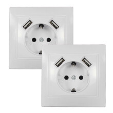 Yleiskäyttöinen kaksois-USB-portti, ylikuormitussuoja, uppoasennettava pistorasia hotellihuoneisiin ja ravintoloihin, oikosulkusuoja,