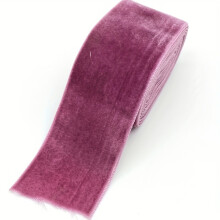 (Bean Paste Color-1.8 Meters) 1 Rolle 40 mm Samtband für Hochzeit, Party, Dekoration, Geschenkverpackung, Haarschleife, DIY, mehrere Farben