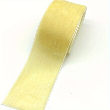(Cream - 1.8 Meters) 1 Rolle 40 mm Samtband für Hochzeit, Party, Dekoration, Geschenkverpackung, Haarschleife, DIY, mehrere Farben