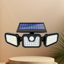 74 LED-Solar-Bewegungsmelder-Leuchten mit 3 Helligkeitsmodi, Außenwandleuchten für Haustür, Hof, Garage, Terrasse –