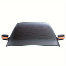 (Black) Magnetische Schneedecke für die Windschutzscheibe des Autos, mit Oxford-Stoff verdickter Frostschutz-Sonnenschutz,
